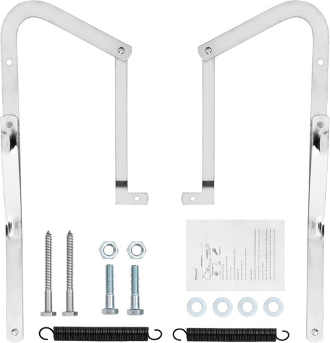 Attic ladder hinge - ladder, arms