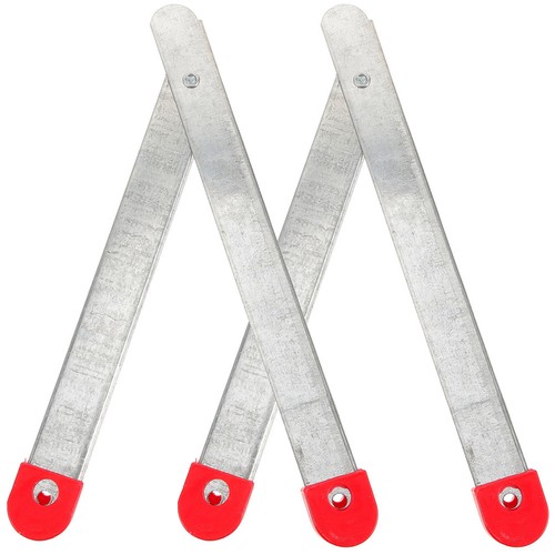 Silver folding ladder hinge - ladder,