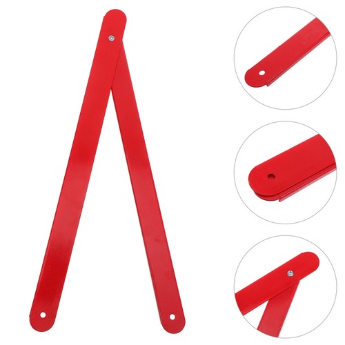 Red aluminum alloy ladder - aluminum,