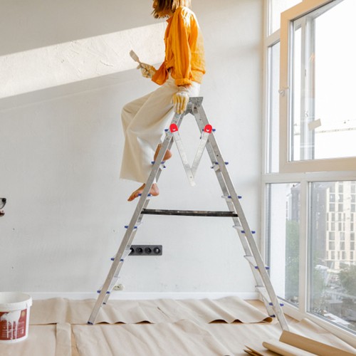 Heavy duty silver - duty, ladder