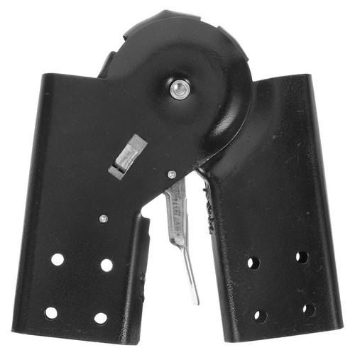 Black aluminum folding ladder - aluminum,