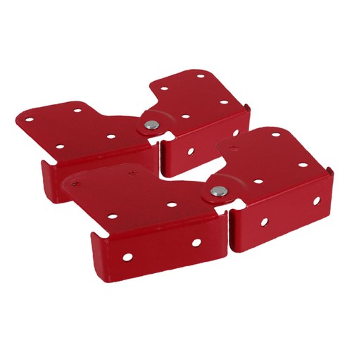 2pcs iron ladder hinge - hinge, red